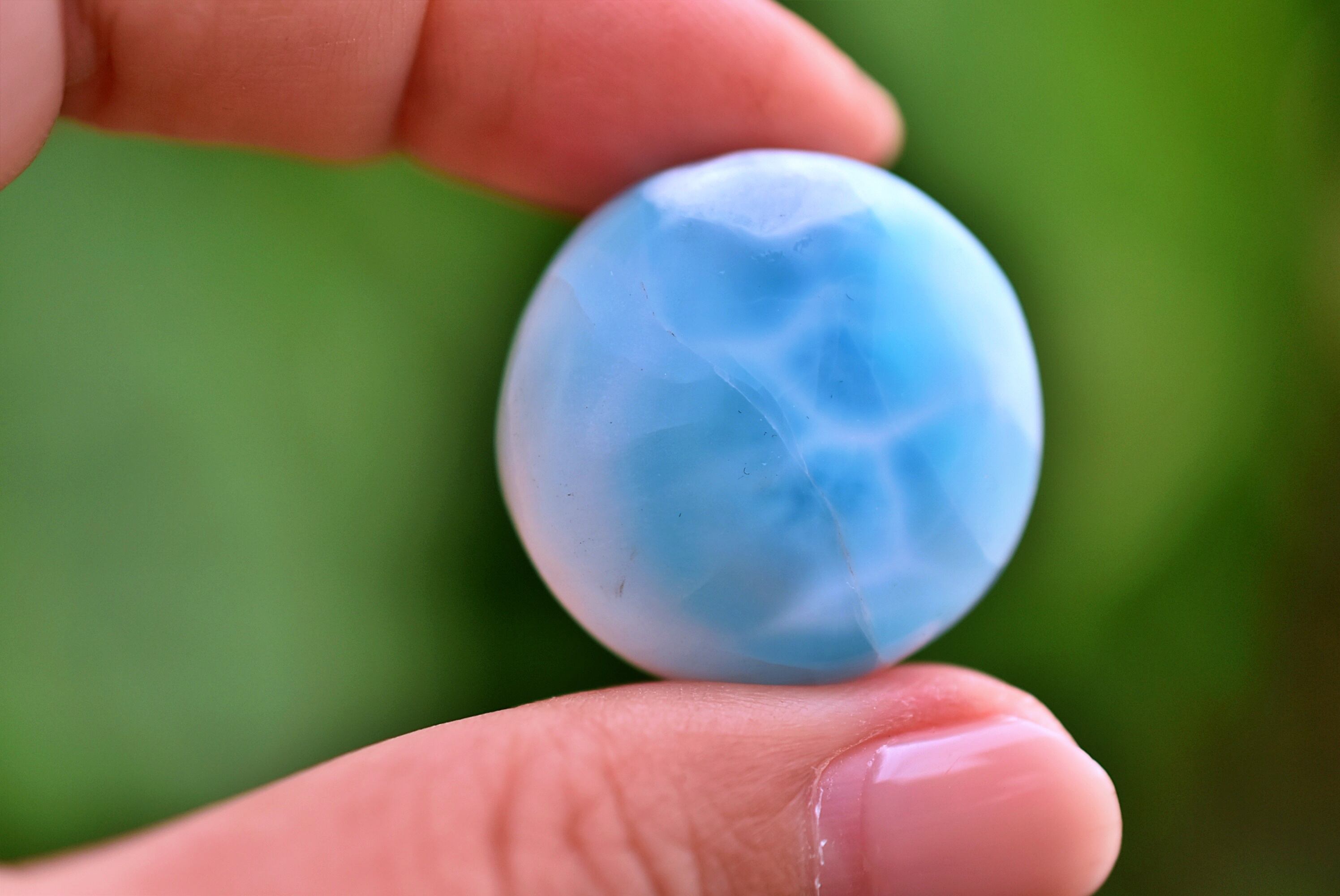 透けるまんまる☆ラリマー s894 | Funky garuda Stone (ファンキー