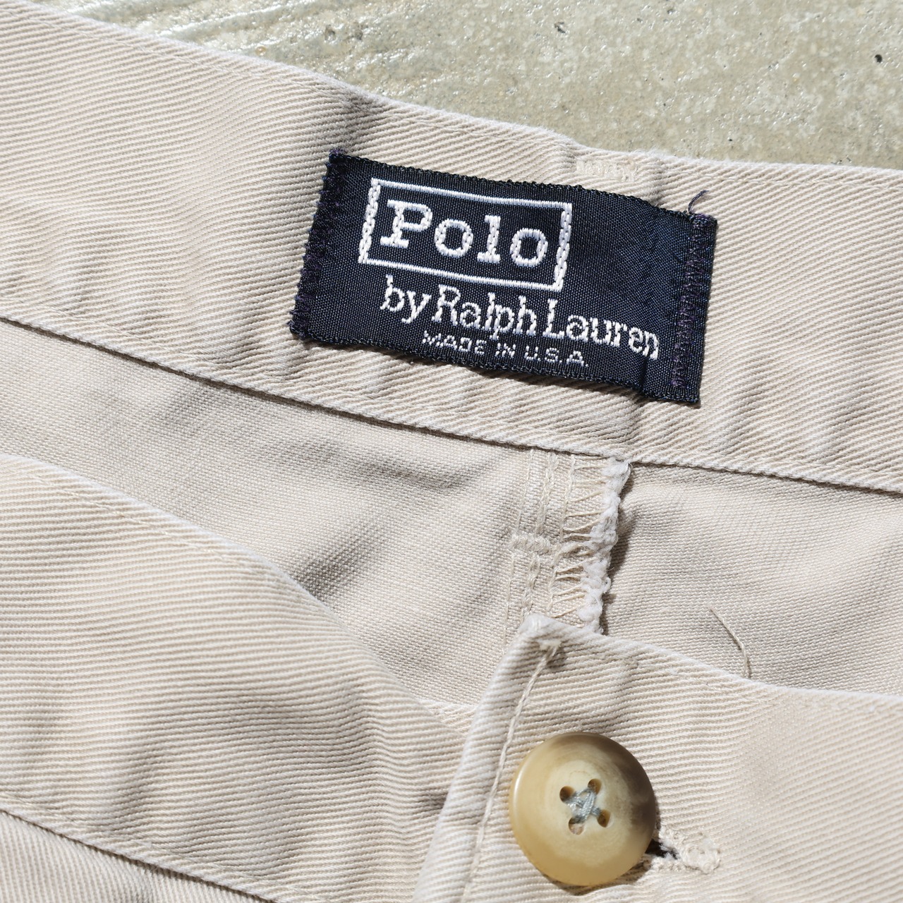 美品 33×32 USA 四角タグ 90s 初期 2タック Polo Ralph Lauren ポロチノ チノパン ポロラルフローレン