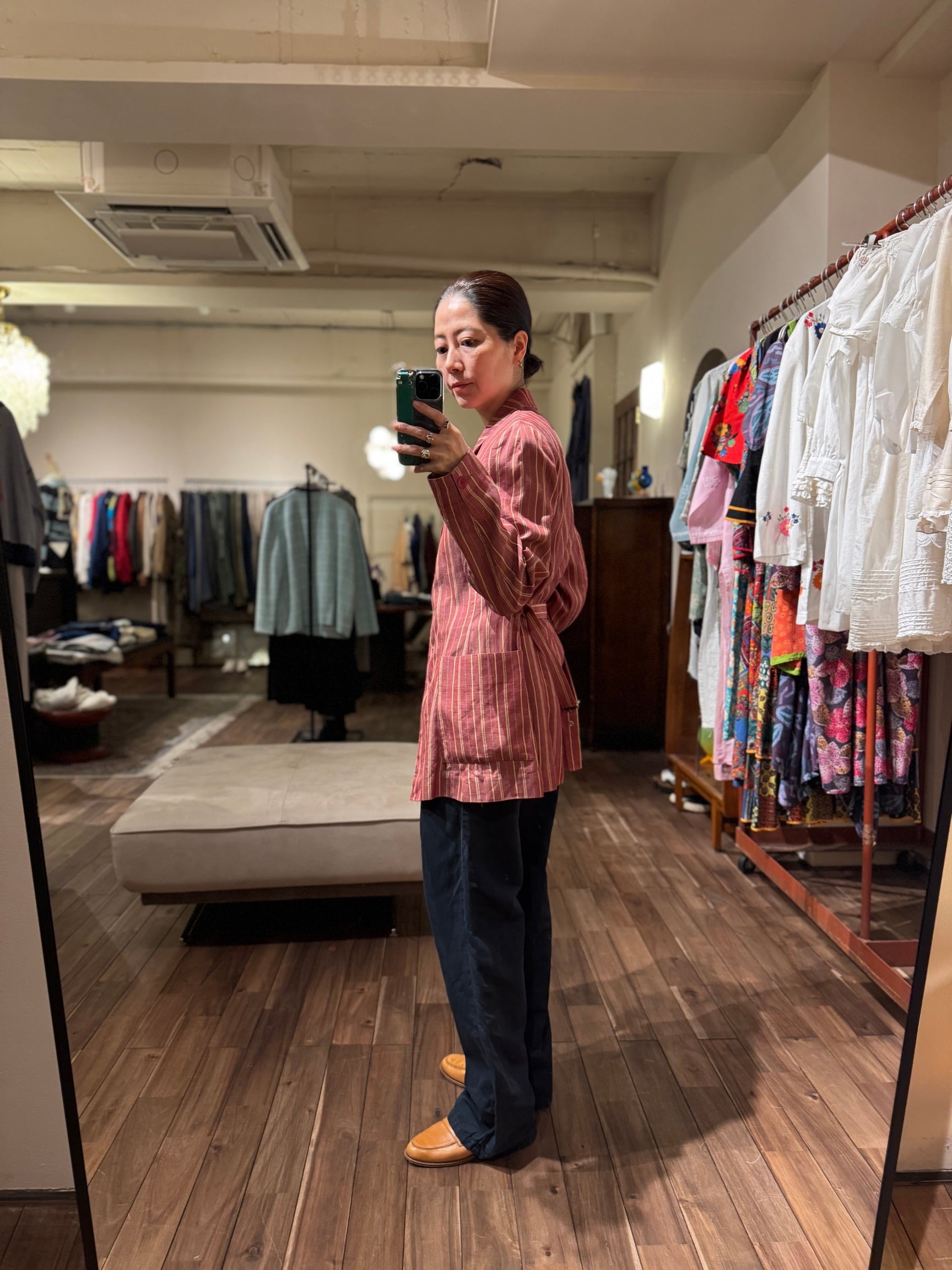 KENZO ストライプレッドセットアップ ジャケット | DROOMTUIN_VINTAGE