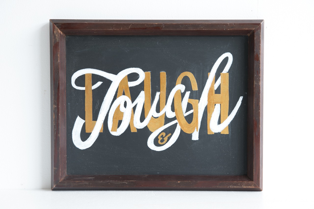 WHW!の看板 | LAUGH & Tough | 黒板