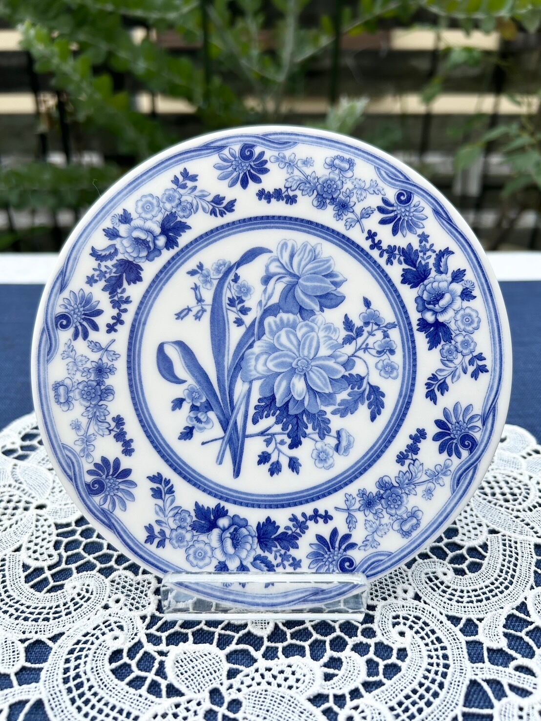 SPODE社　Blue Room Collection　"Botanical"  トリベット（鍋敷き）