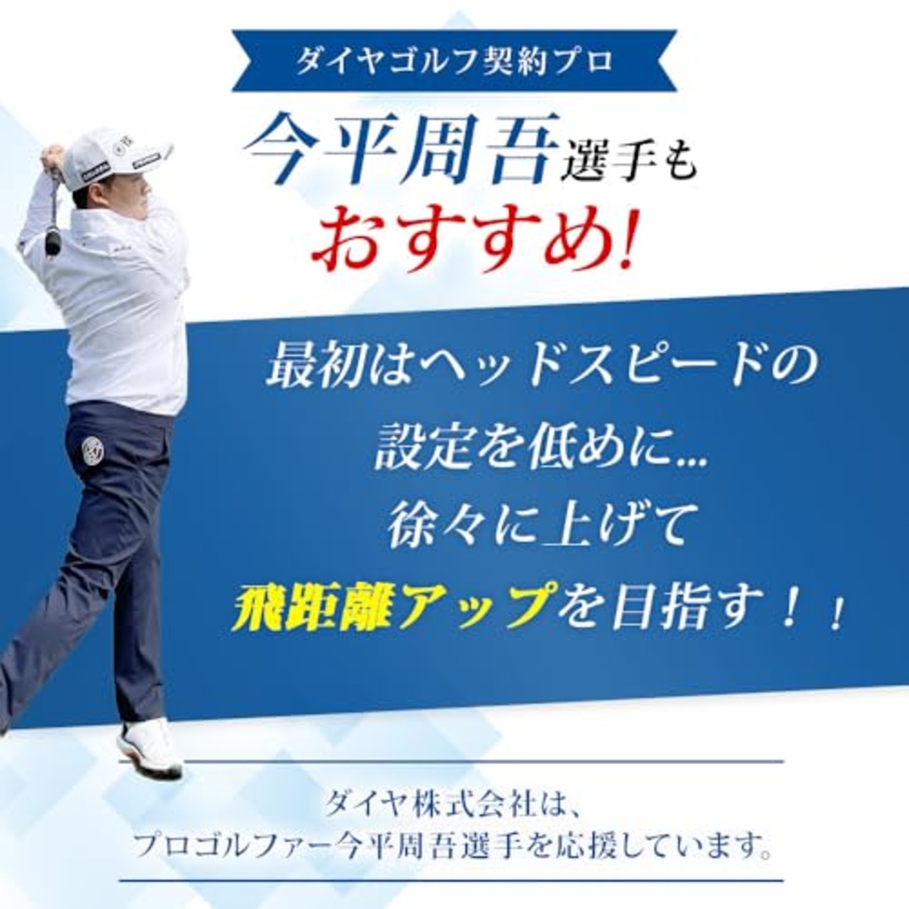 ダイヤゴルフ(DAIYA GOLF) ダイヤスイングVS スイング練習器具 トレーニング 屋内ゴルフ練習道具 練習用クラブ ゴルフ練習用バット ゴルフスイング練習機 ゴルフ棒 しなり 素振り 矯正 自宅練習 フォーム改善 飛距離 練習 TR-5008