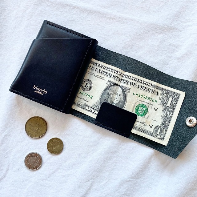 blancle Smooth leather  trifold Wallet