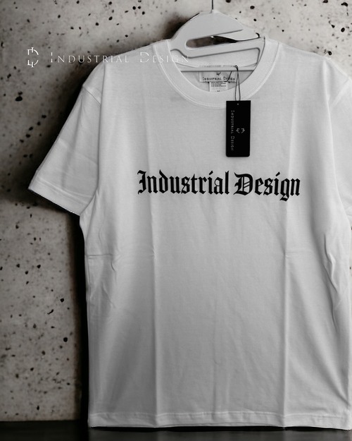 ID Black Letter Tシャツ  (white)