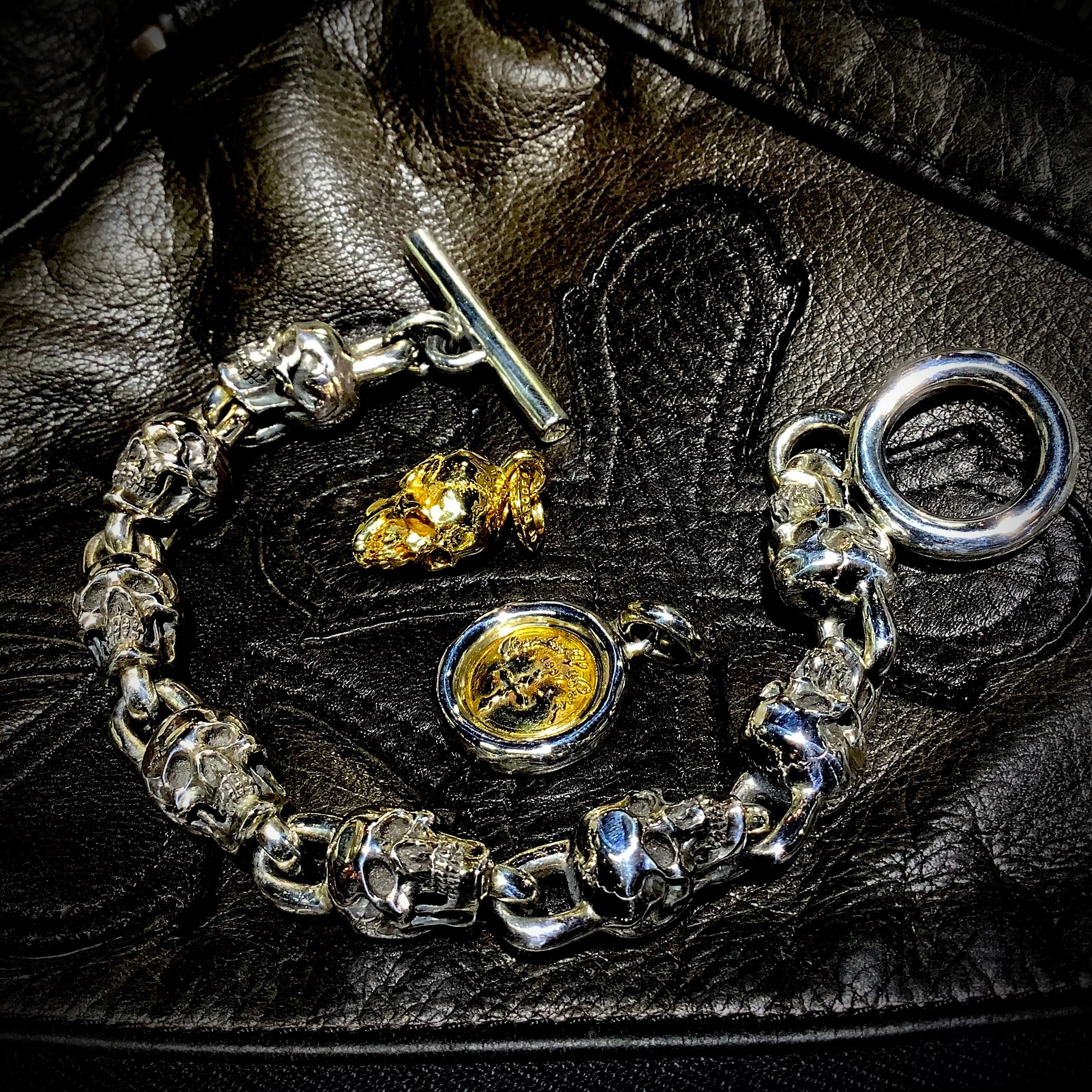 WTAPS ダブルタップススカルブレスレットskull bracelet