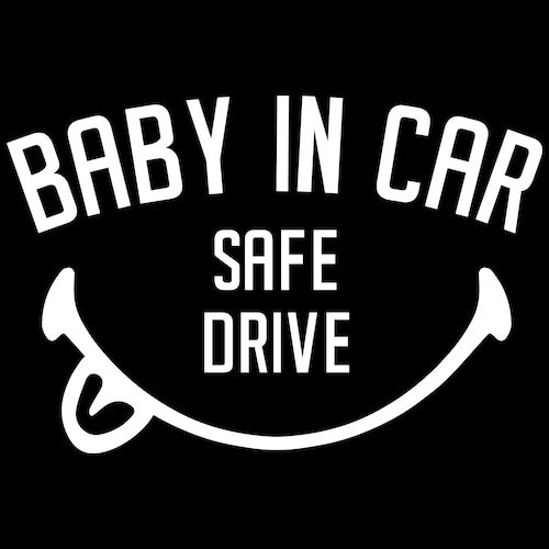 "BABY IN CAR" ステッカー