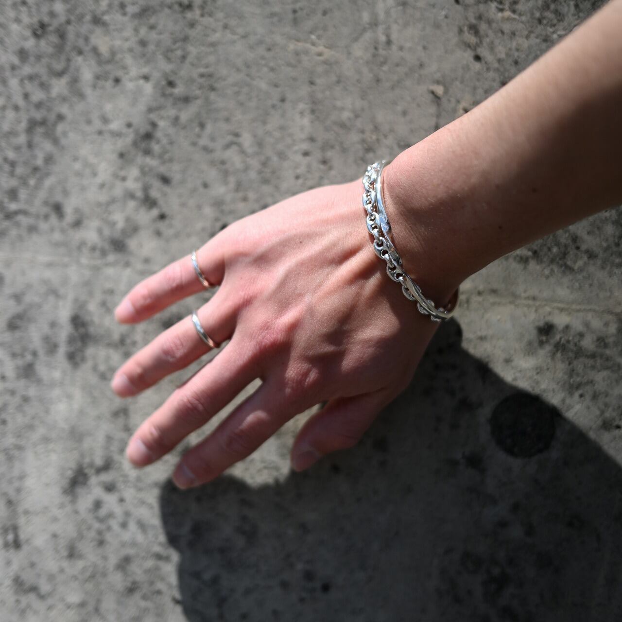ERICKA NICOLAS BEGAY / CENTER TWIST BANGLE(L) | GANKO