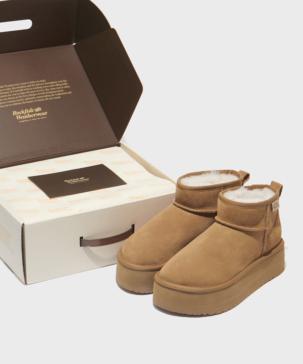 小物 rockfish traditional weatherwear ROCKFISH WEATHERWEAR】ORIGINAL MAXI FLATFORM BOOTS MINI(3.5