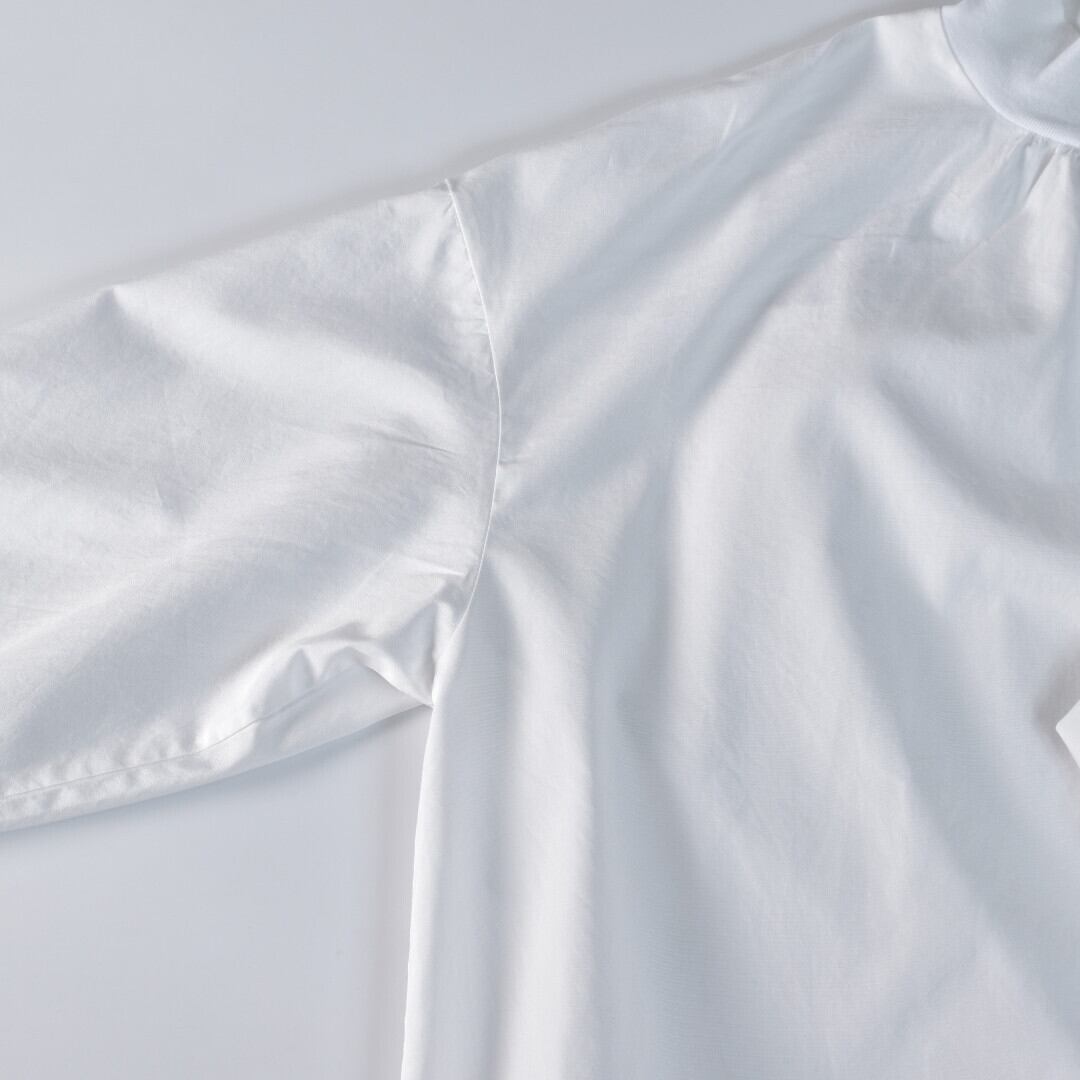 Fabrique en planete terre ファブリケアンプラネテール コンビネーションモックネック・ホワイト【送料無料】