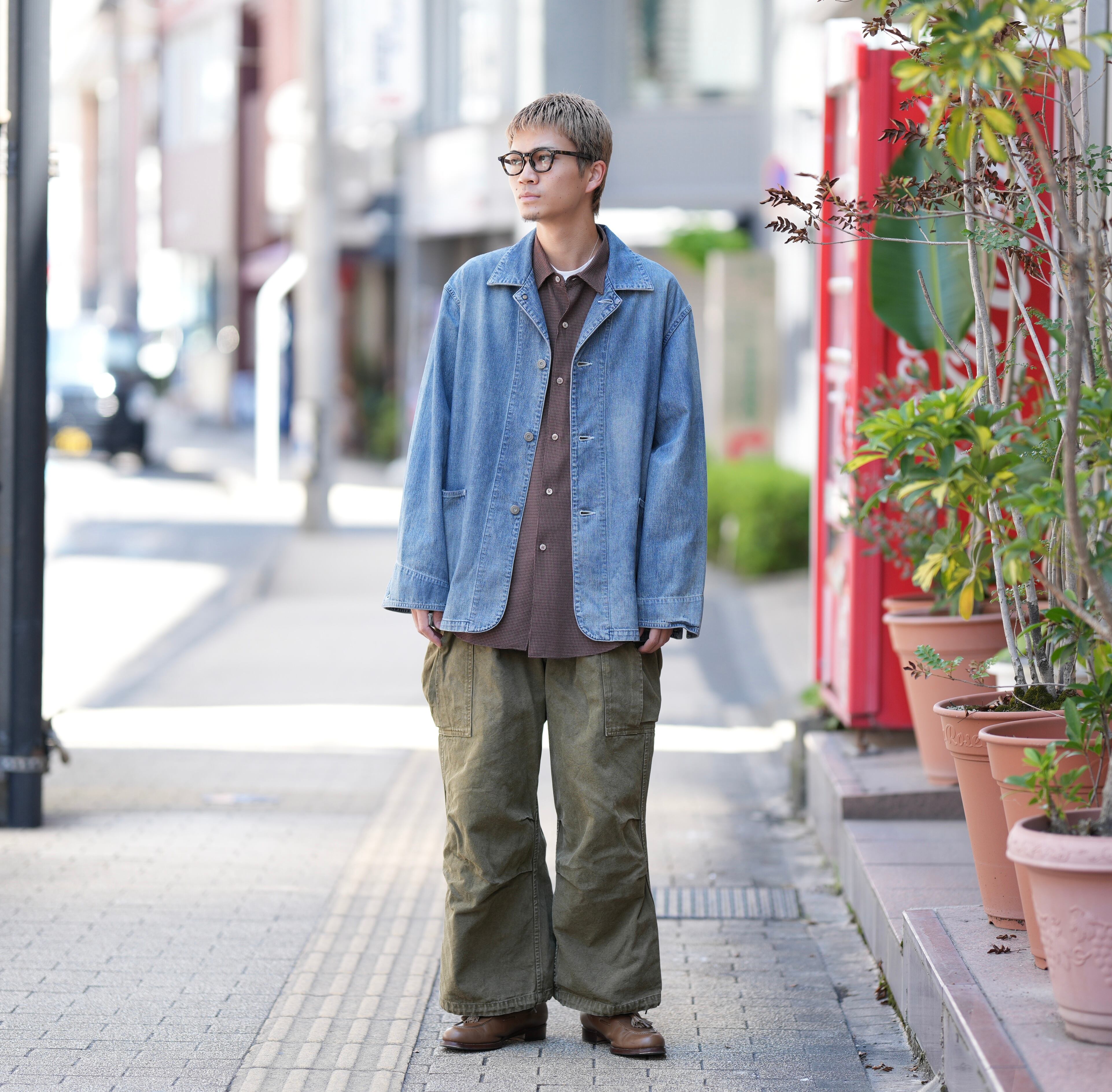 ジャケット・アウター ULTERIOR#25AW#FADED LIGHT DENIM#COVERALL ULTERIOR(アルテリア) 25AW 