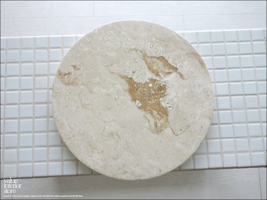 天然石　寒水石　飾玉　直径約7cm　置物　大理石台・時代箱付　C　7459 天然石 寒水石 飾玉 直径約7cm 置物 大理石台・時代箱付 C 7459 大理石