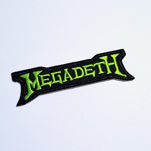 送料無料！ ★刺繍アイロンワッペン★【 MEGADETH（メガデス）】 〚アメリカン雑貨 アメトイ〛