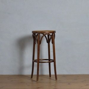 Bentwood Stool / ベントウッドスツール【B】〈トーネット・THONET・曲木・カウンターチェア・ハイスツール・籐・ラタン・アンティーク・ヴィンテージ〉112310