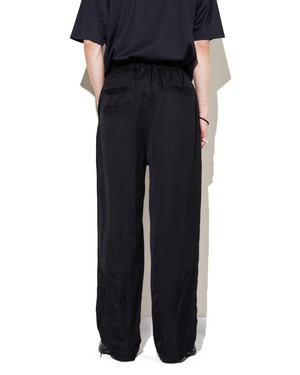 ssstein "VIS/LI TWILL WIDE EASY TROUSERS 〔BLACK〕"