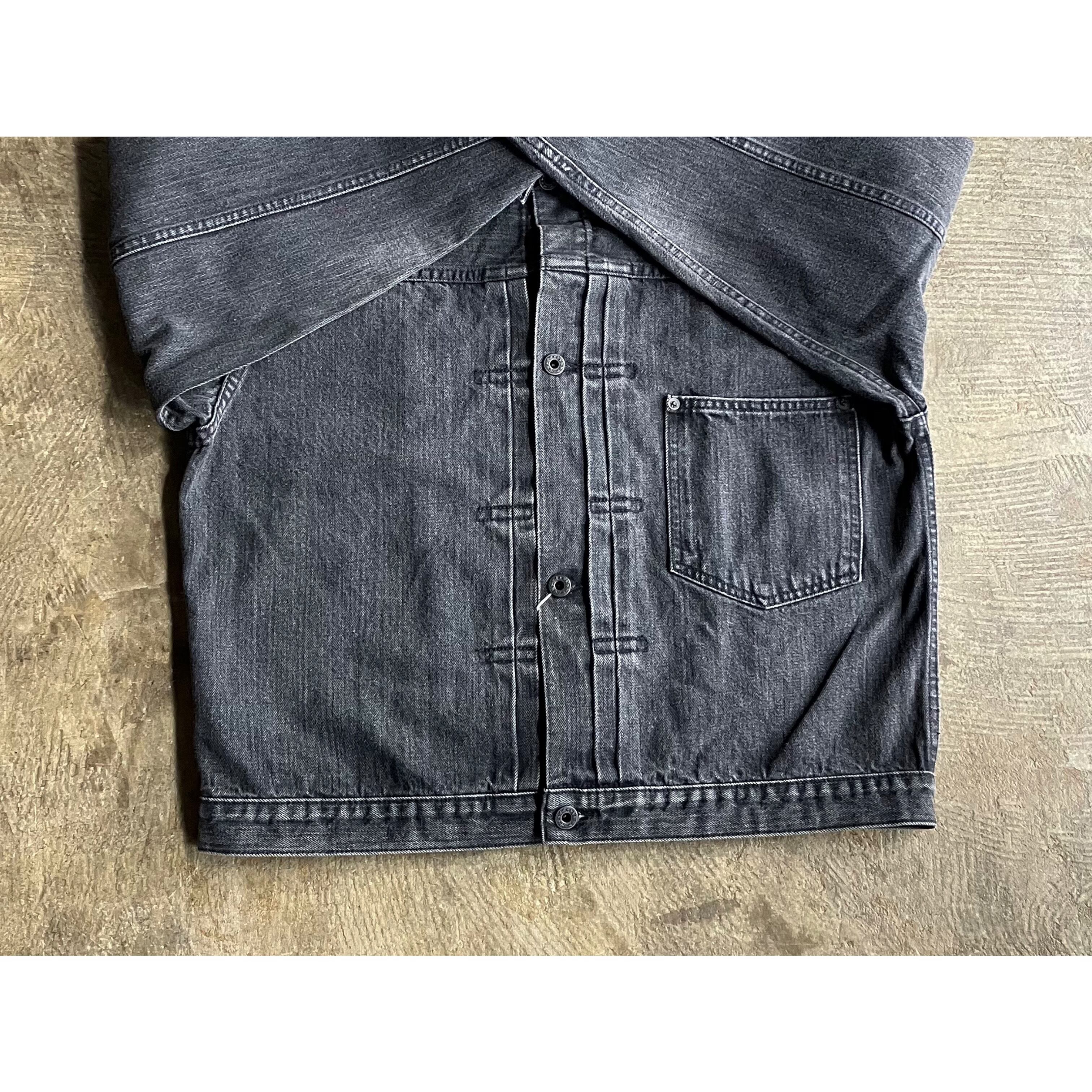 orSlow(オアスロウ) WWII Type1 Black Denim Pleated Front orSlow(オアスロウ) WWII Type1 Black Denim Pleated Front