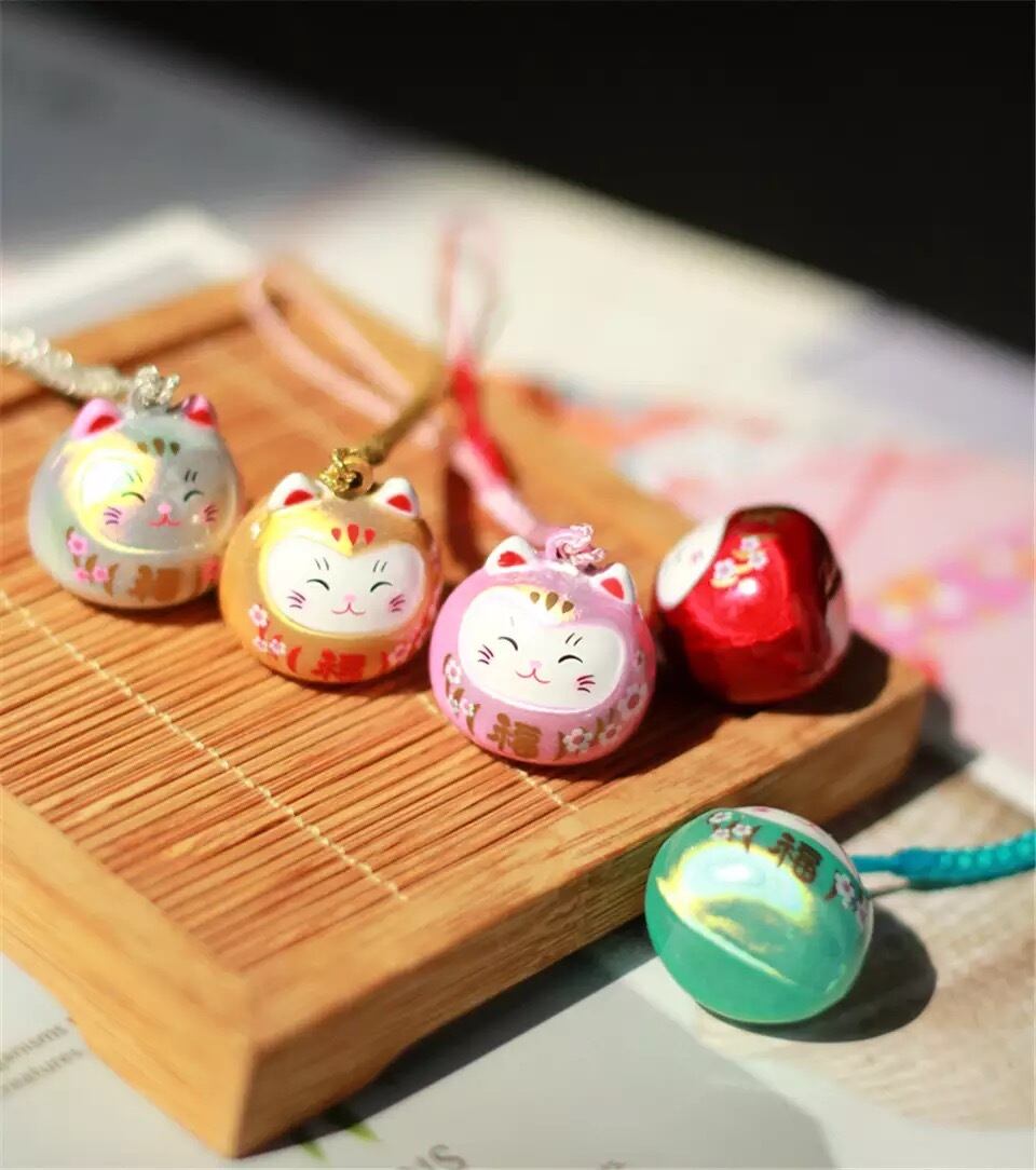 ラッキー福猫ストラップ