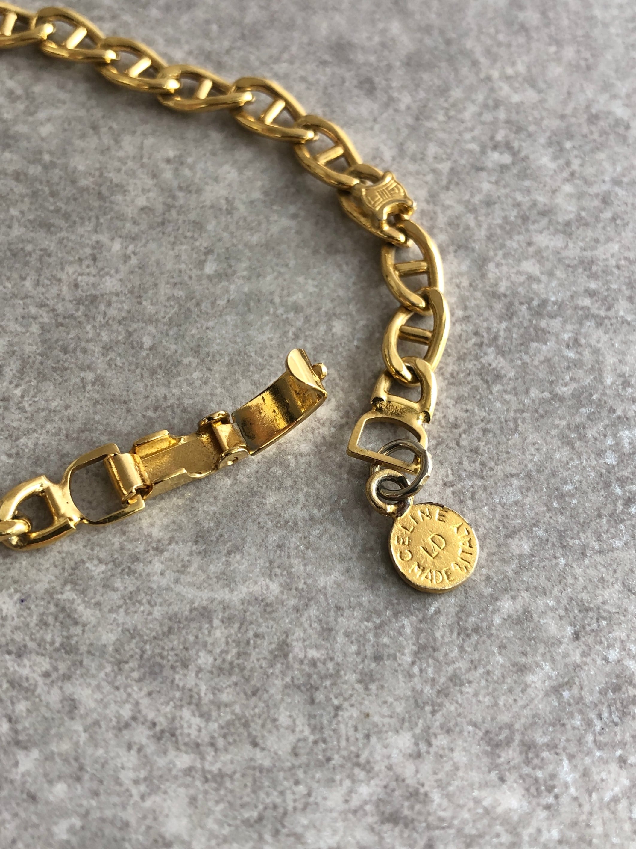 CELINE セリーヌ ブレスレット ゴールド トリオンフ vintage