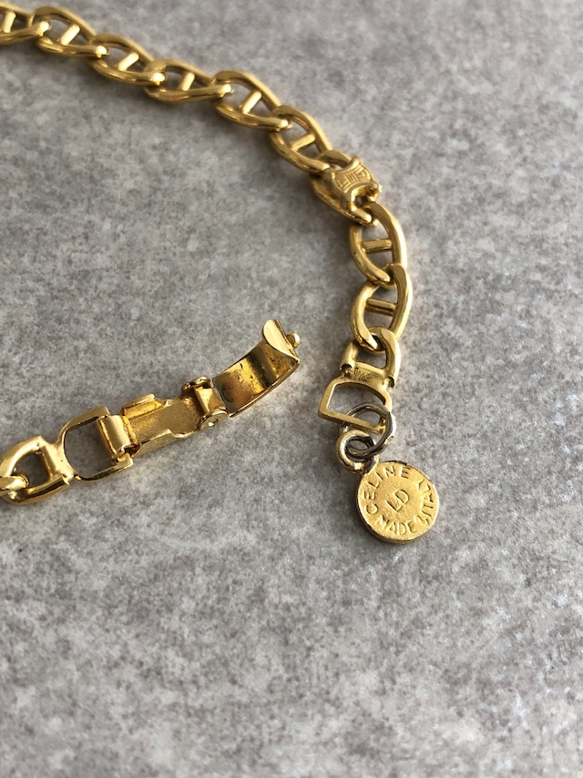 CELINE セリーヌ ブレスレット ゴールド トリオンフ vintage ヴィンテージ オールド t5dwvx