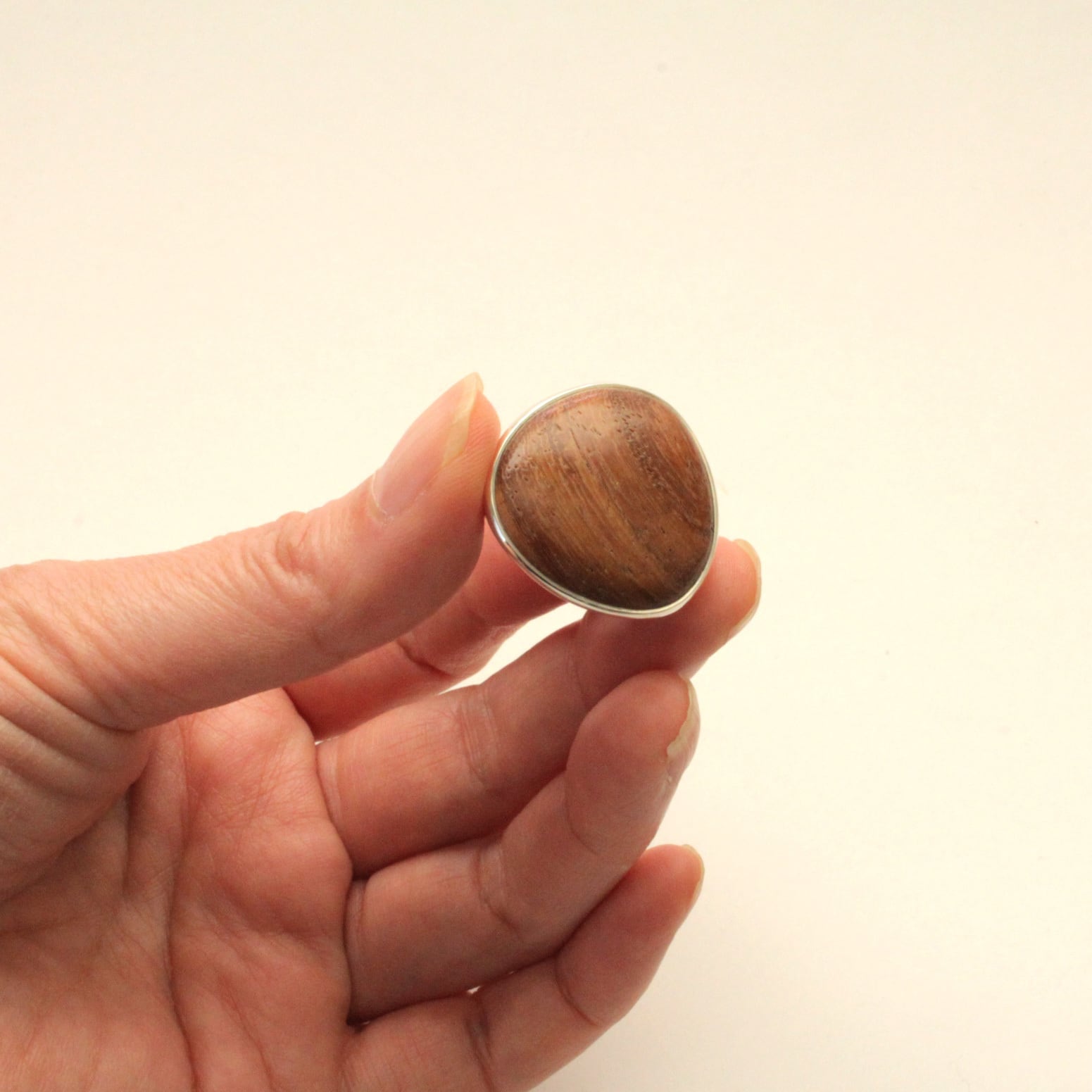 R-1三角リングrosewood | Bijoux Kei