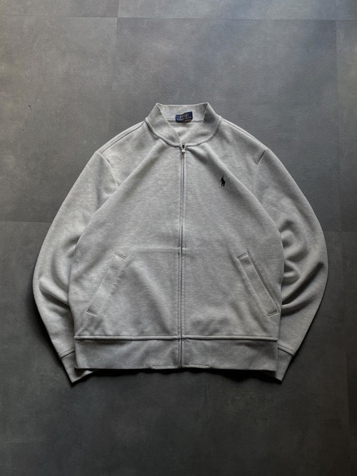 POLO RALPH LAUREN フルジップ スウェットジャケット グレー ポニー刺繍 定番