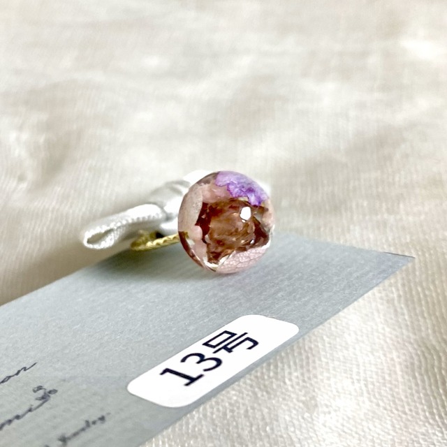 【Maison de mimi】 Brumelie™ ｜Fleur de l’équinoxe｜秋の祈りを込めた花　リング　Maisondemimi メゾンドミミ　Ateliermimi アトリエミミ