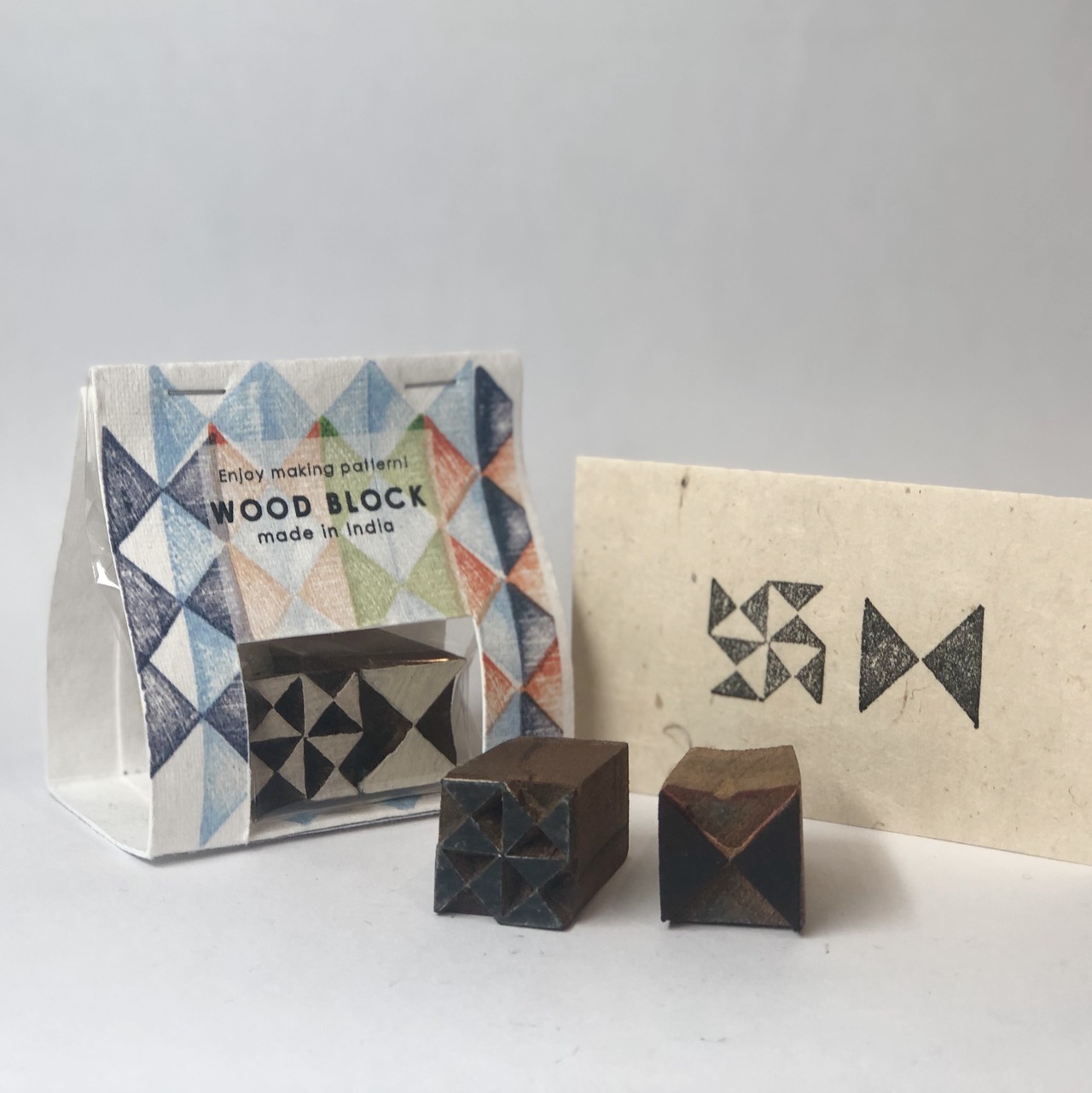 デザインウッドブロック 02   ｜ ribbon ｜    design labo chica