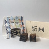 デザインウッドブロック 02   ｜ ribbon ｜    design labo chica