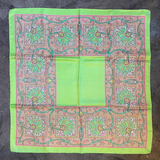 USED spring color design scarf