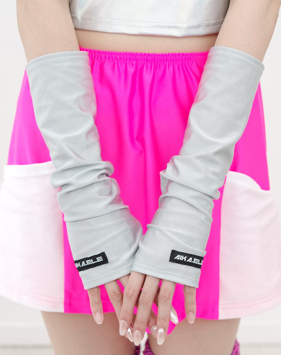 Short Arm warmers【SILVER】 /AIKA ELECTRONICS