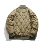 Quilted Zip-Up Hip-Length Blouson ◇2color H0977