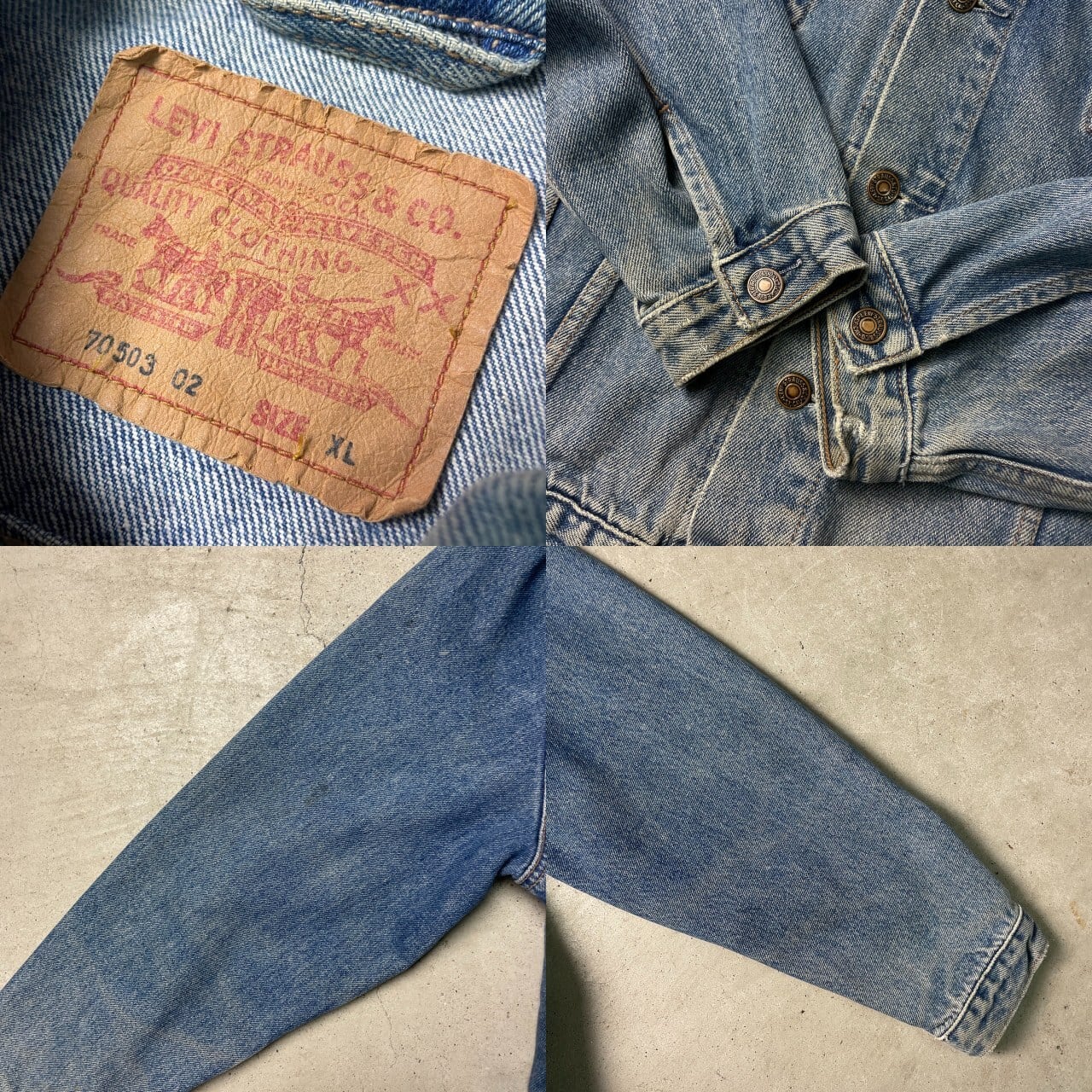 90s Levi’s 70503-02 ユーロリーバイス / チュニジア製 90年代 チュニジア製 Levi's ユーロリーバイス 70503 02 デニム