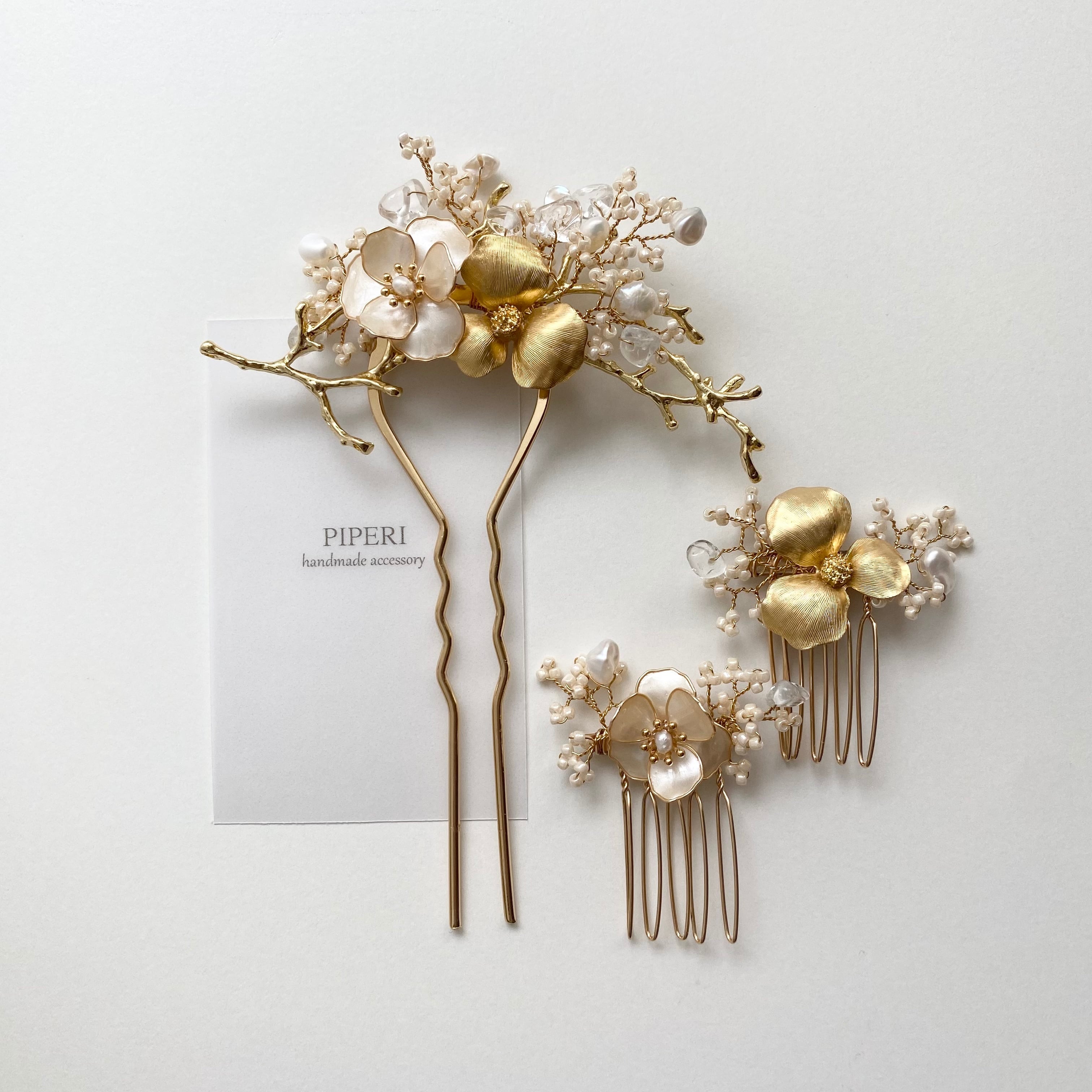 piperi ハンドメイド　ピアス　ウェディング　Rosee piperi ハンドメイド ピアス ウェディング Rosee PIPERI