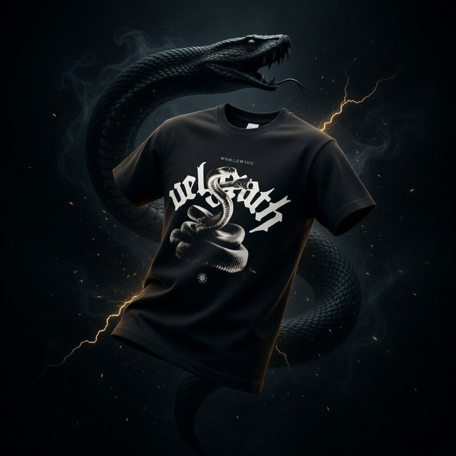 VELGRATH CORE – BLACK REIGN Heavy Weight Tee 01