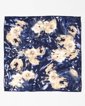 〈Christian Dior〉Abstract Floral Silk Scarf 1990s