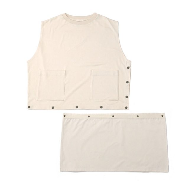 【MADE IN JAPAN】MULTI WAYS WORK WEAR / SLEEVELESS / SHORT