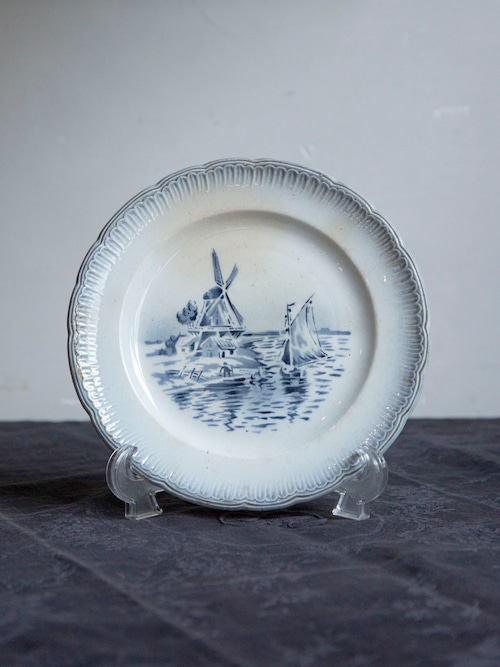 St Amand 　風景プレート/France ＜サンタマン・Dinoise・フランス皿＞