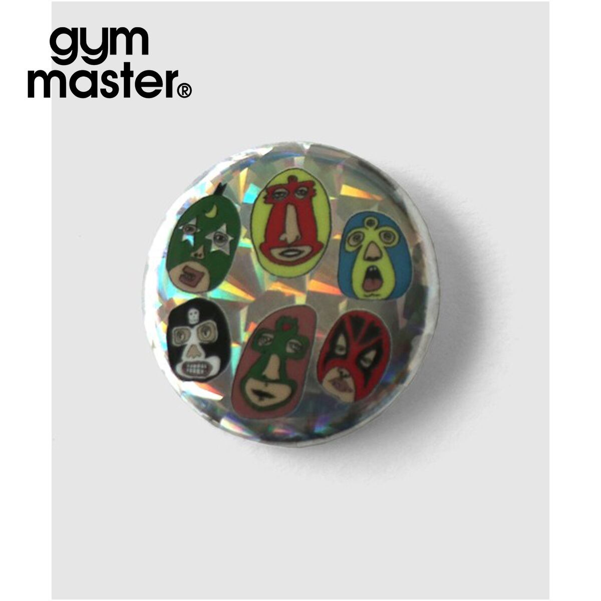 gym master ジムマスター 缶バッジ 32mm SMALL 日本製 ピンバッジ