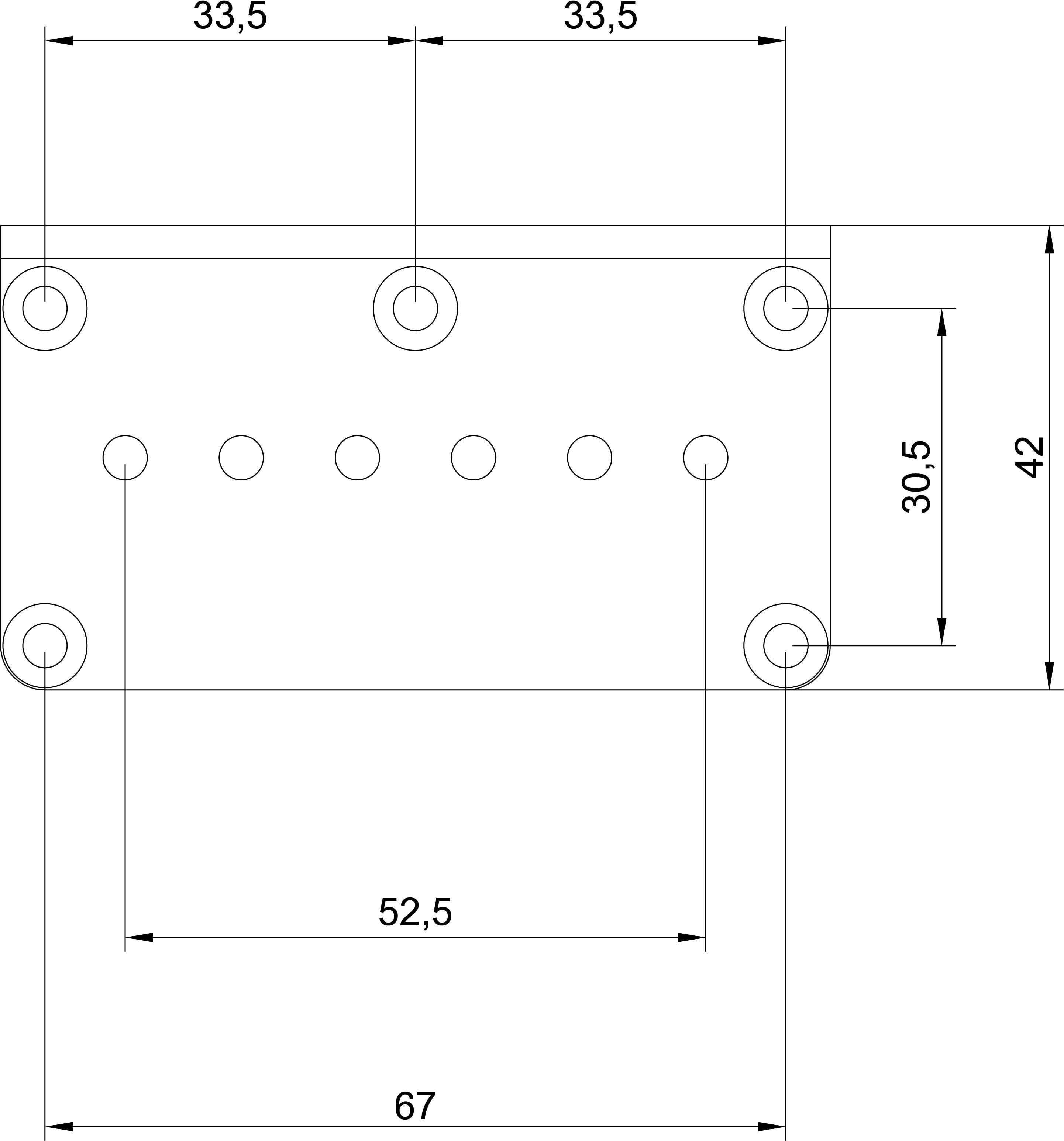 6way 3.0t bridge plate | tatsuta Titanium Parts
