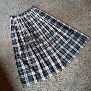 チェックロングスカート used [109091]