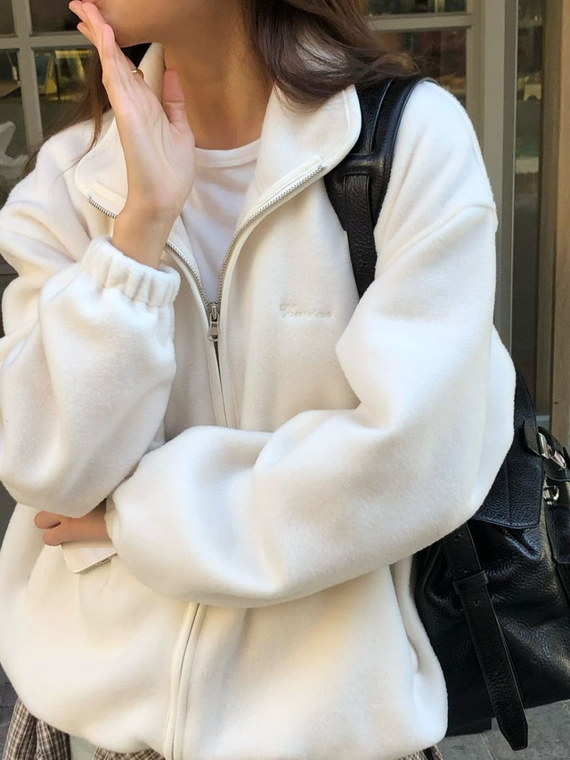 (予約) verveine / Luzern fleece zip-up 3color