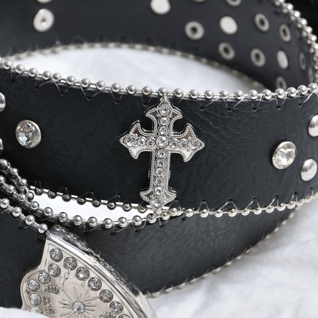 7/17新着】クロスラインストーンベルト | VOLCAN&APHRODITE