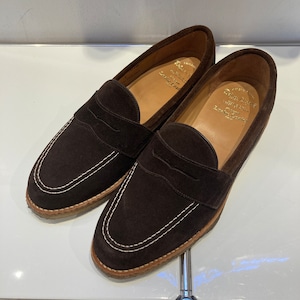 Loake BROWN SUEDE LOAFER