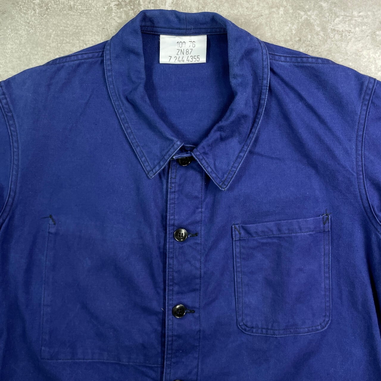 80年代 フランス製 フレンチワークジャケット メンズL相当 古着 80s