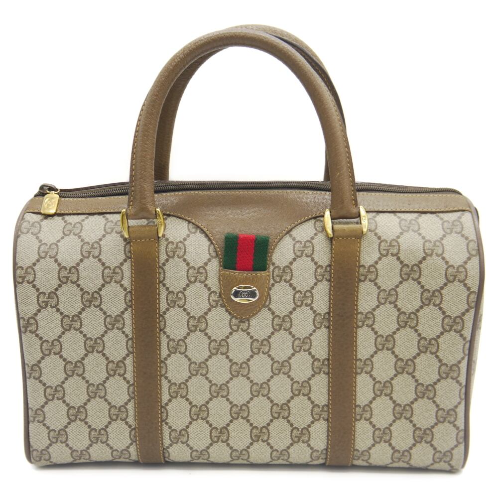 GUCCI グッチ オールドグッチ ミニボストンバッグ GGプラス シェリー