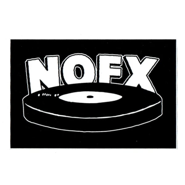 NOFXノーエフエックス  Fat Logo ステッカー   海外オフィシャルバンドマーチャンダイズストア MERCH AGE powered  by BASE