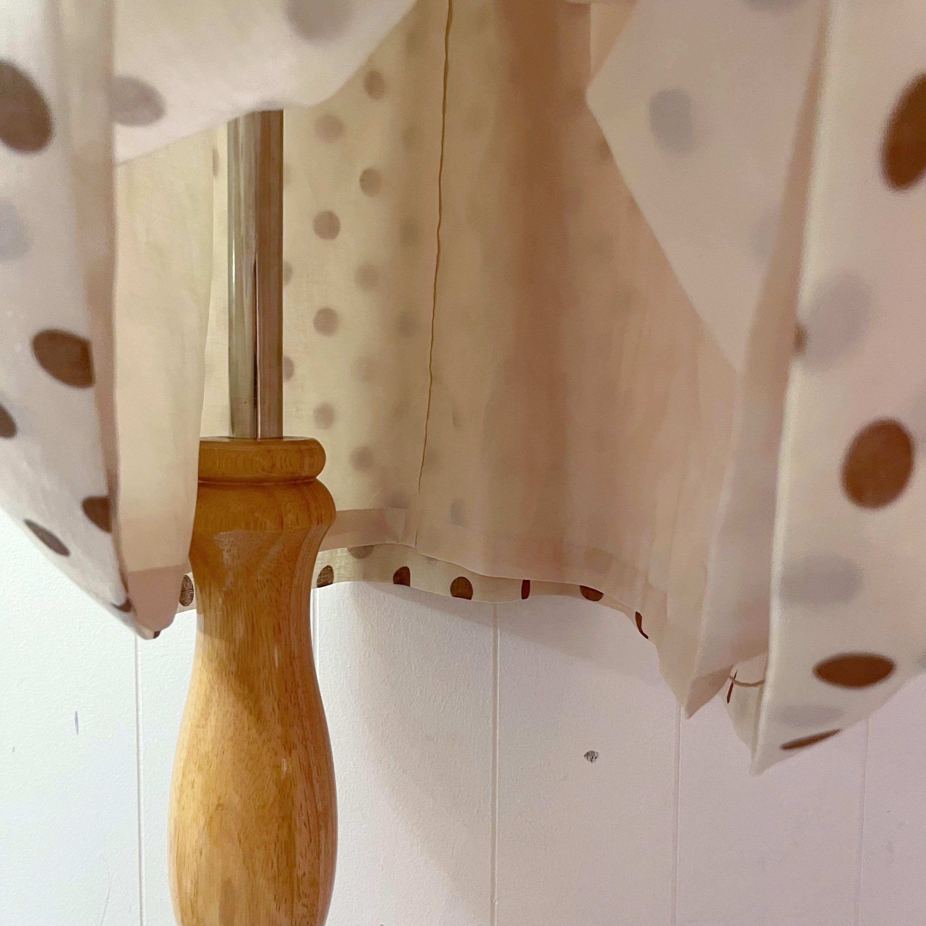 shell belt brown dot one-piece