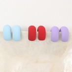 カラーフープピアス チタンポスト使用 低アレルギー対応 推し活ピアス bittersweet