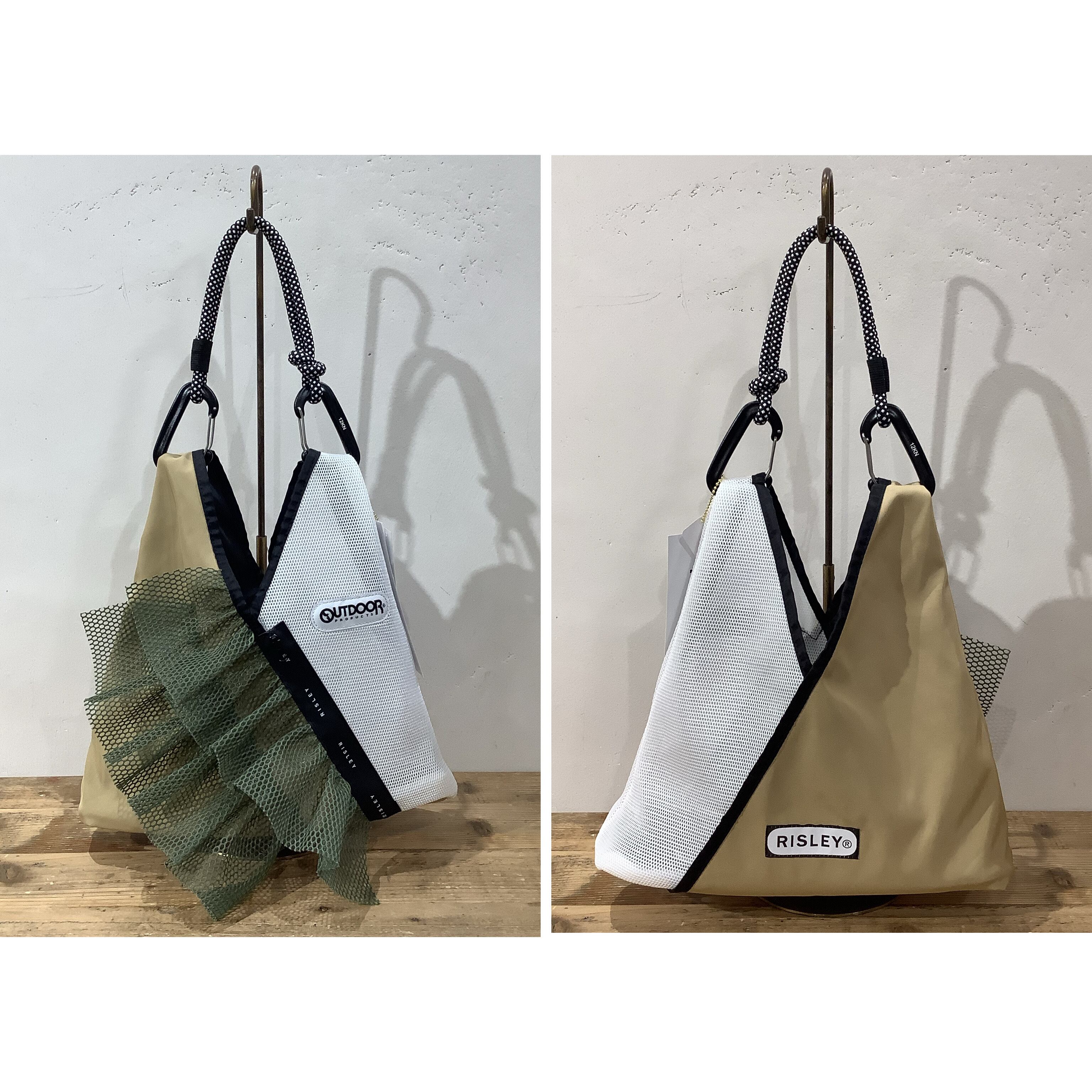 RISLEY×OUTDOOR(リズレイ×アウトドア)】トライアングルフリルメッシュ