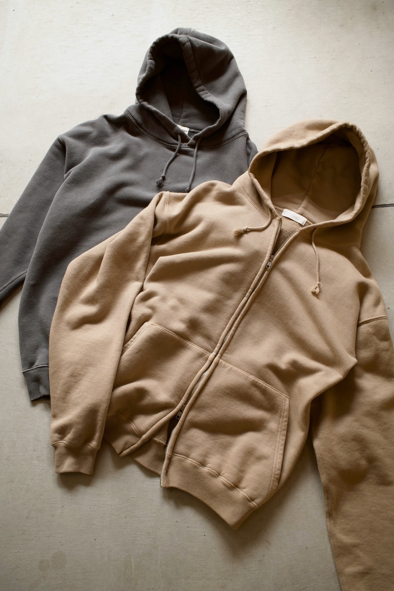 Charcoal Dyed Sweat Hoodie