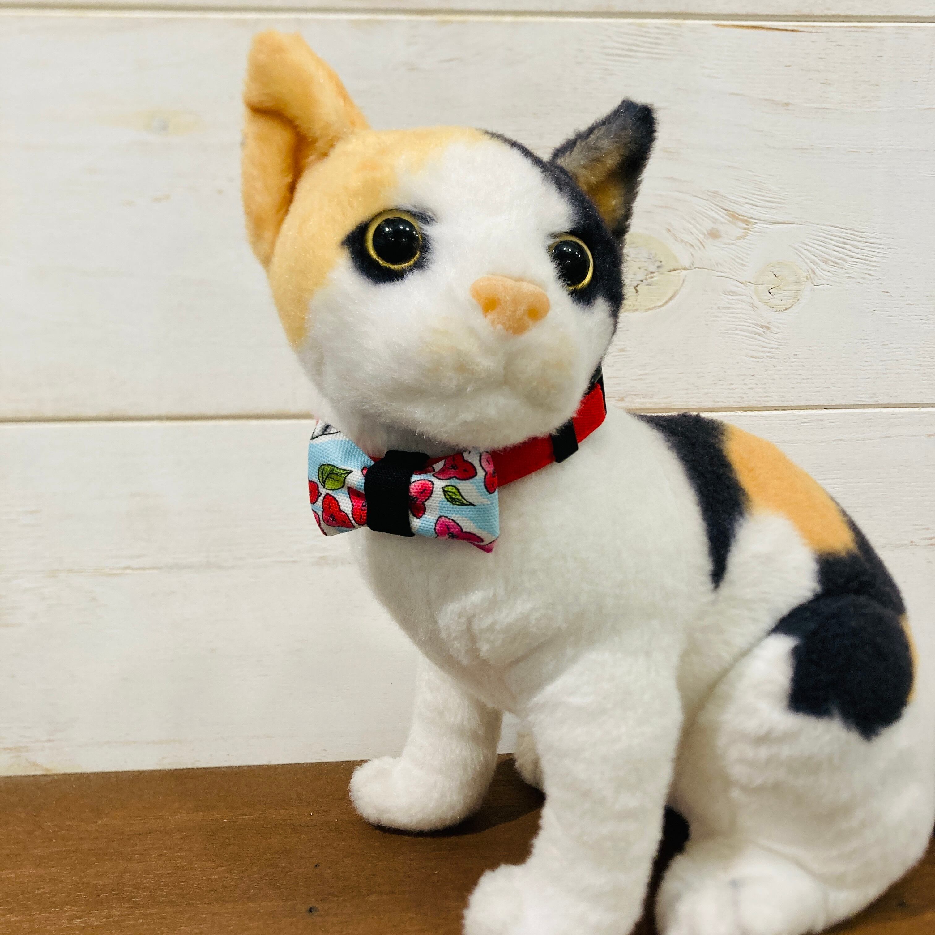 海猫商店オリジナル犬猫用蝶ネクタイ(ブーゲン水色) | 海猫商店